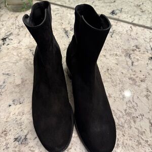 Stuart Weitzman Black Ankle Booties new